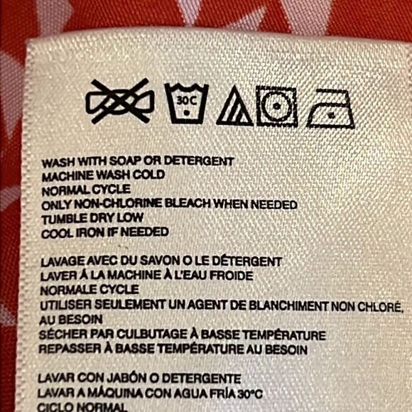 ROXY Red & Pale Pink Open Back Dress - Size Small - Picture 14 of 14